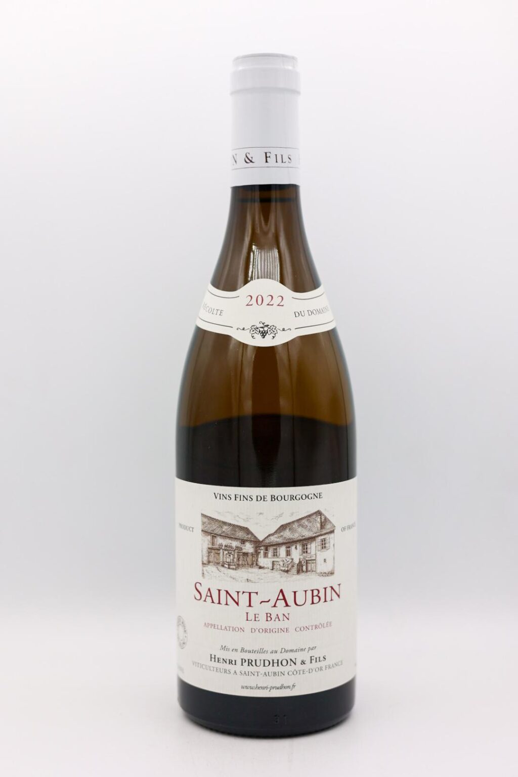 Henri Prudhon Bourgogne Blanc Le Ban 2022