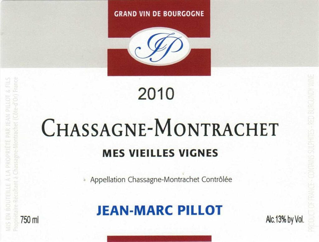 Jean-Marc Pillot Chassagne-Montrachet Rouge 2020