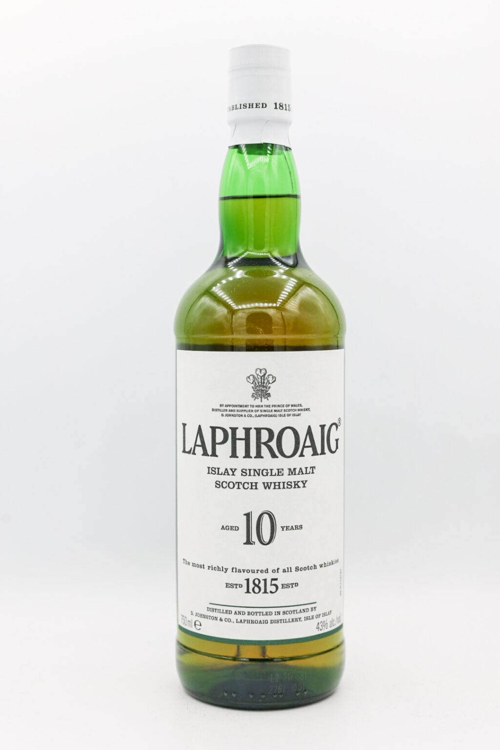 Laphroaig 10 Year Old Single Malt Scotch Whisky 750ml