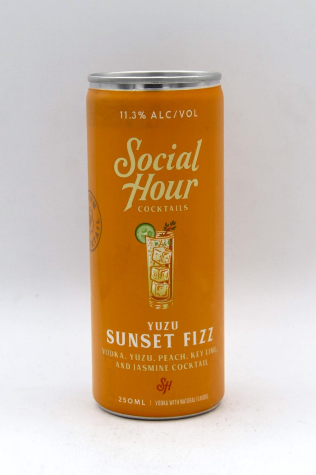 Social Hour Cocktails Yuzu Sunset Fizz 250ml