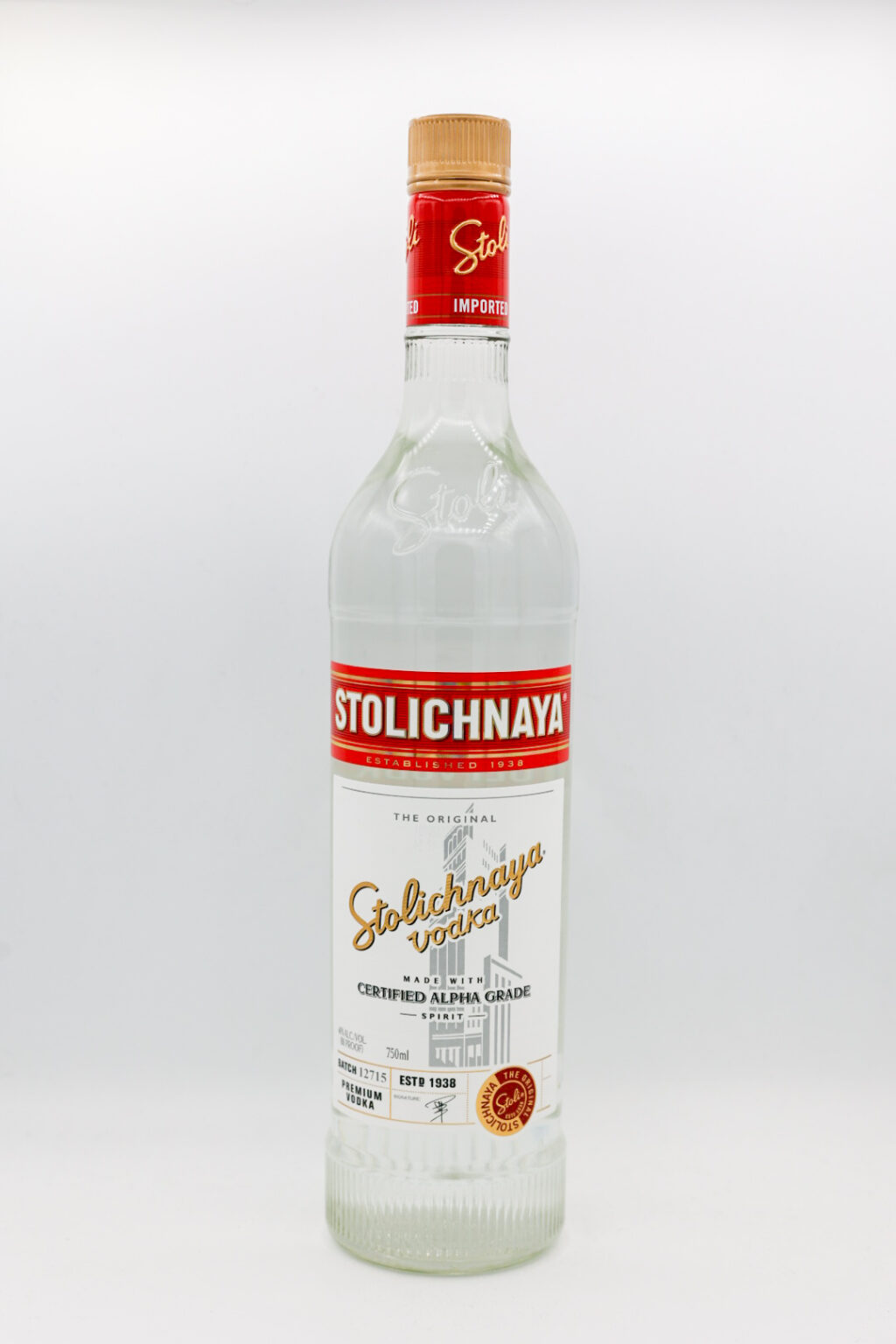 Stolichnaya Vodka 750ml