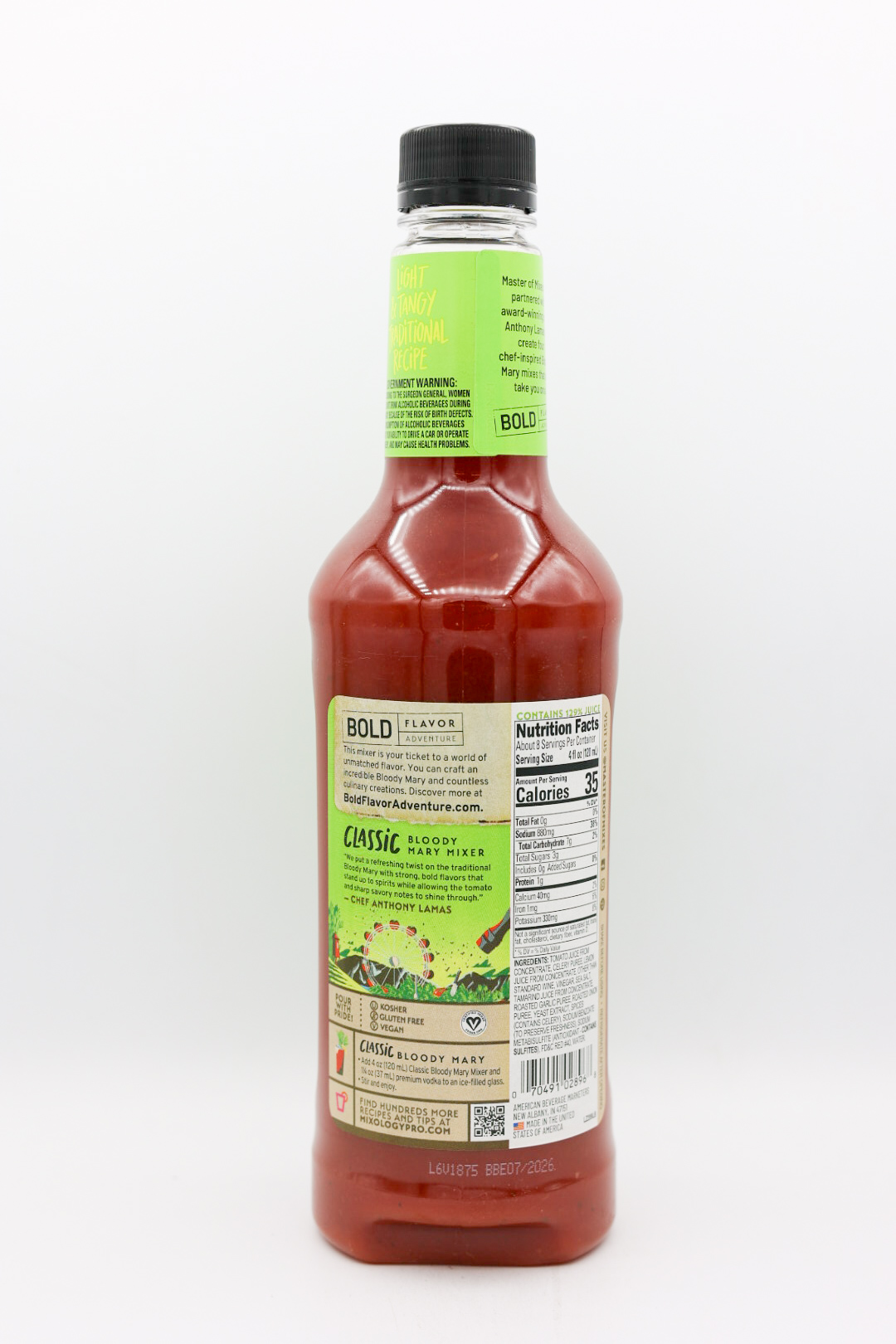 Master of Mixes Classic Bloody Mary Mix 1L