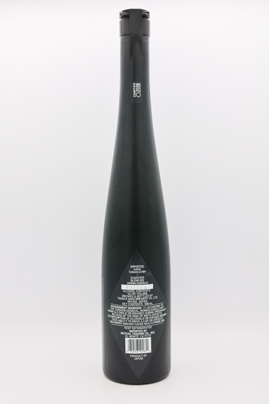 Tanaka Sake, 1789 × Chartier Blend 002 Nama-Zume Junmai Daiginjo