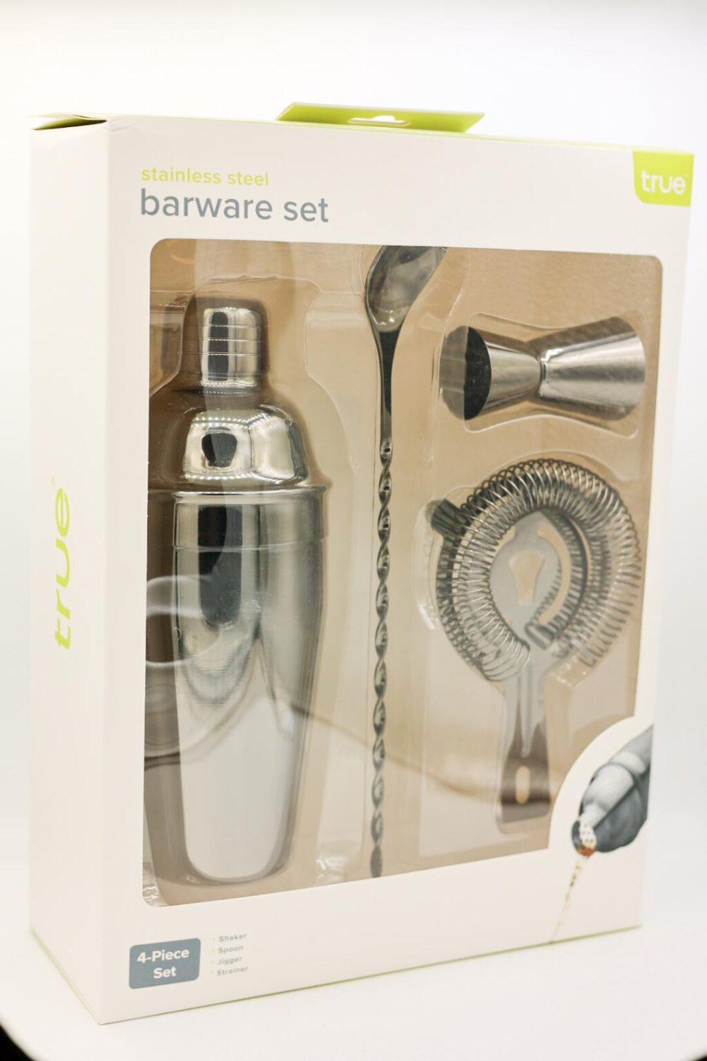 4 Piece Barware Set Black